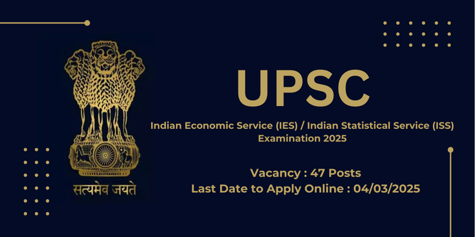 UPSC IES ISS Exam 2025